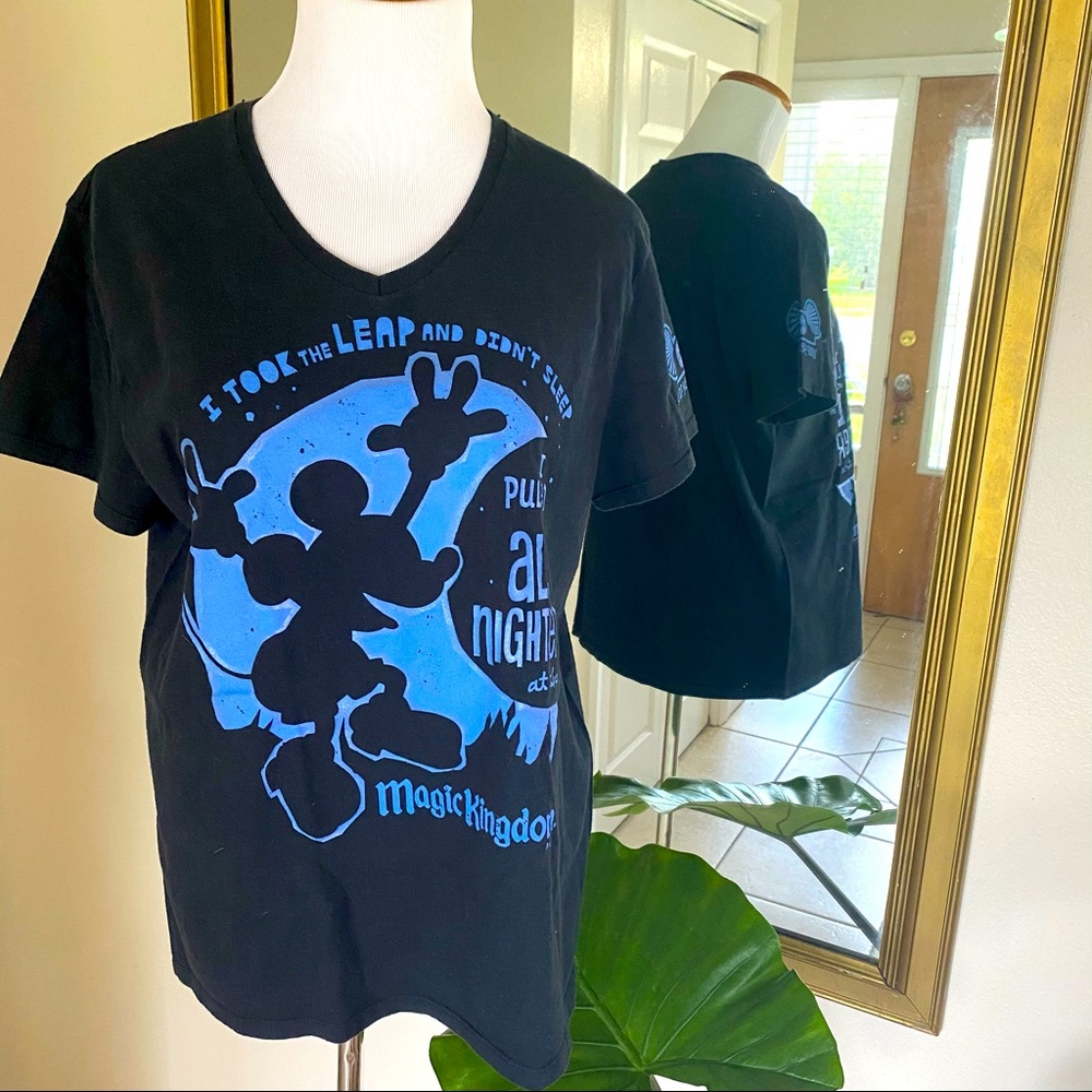 Disney Parks 2012 Leap Year Mickey Mouse Shirt LRG